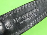 US Custom Hand Made ROBINSON Ex-Files Small Fighting Knife & Browning Sheath