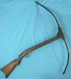 Rare Vintage Old US Custom Handmade Crossbow w/ 4 Arrows Arrow
