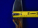 Vintage US Custom Handmade Hunting Knife w/ Sheath
