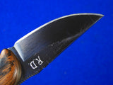 Vintage US Custom Handmade Hunting Knife w/ Sheath