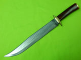 US Custom Handmade Ken Richardson Large Bowie Knife & Sheath