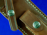 US Custom Handmade RANDALL Leather Sheath Scabbard Stone for Fighting Knife