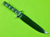US Custom Made Handmade Gary R. Schiller Large Bowie Fighting Knife & Sheath