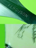 US Custom Jim Ferguson Push Dagger Eagle Scrimshaw