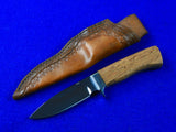 US Custom Made Handmade George Cousino Hunting Knife w/ Sheath 