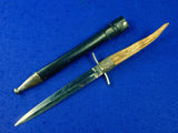 Vintage US Custom Made Handmade Hunting Fighting Knife w/ Sheath 