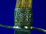 Vintage US Custom Made Handmade Hunting Fighting Knife w/ Sheath