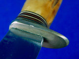 Vintage US Custom Made Handmade MORSETH Brusletto Hunting Knife w/ Layton Sheath