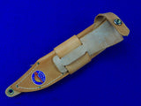 US Custom Made RUANA Montana Standard Bowie Knife Leather Sheath Scabbard