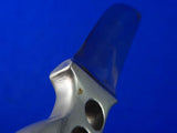 Vintage US Detroit MI Custom Made Handmade Small Fighting Knife w/ Sheath