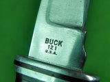 US Early BUCK Model 121 Hunting Knife w/ Sheath