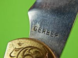 US GERBER Limited President's Collection Pierce Engraved 3 Folding Pocket Knife