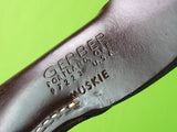 Vintage US Gerber Muskie Fish Fillet Fishing Knife w/ Sheath