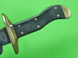 US Custom Hand Made by JIM JENNINGS ROBERTS' ROOST Huge Bowie Fighting Knife