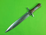 Custom Made SHELDON Bill Trained Under BILL MORAN Huge Damascus Fighting Knife