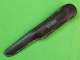 Vintage US KA-BAR KABAR Fishing Fish Knife & Sheath