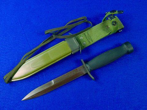 US M3 Unmarked Fighting Knife w/ Scabbard