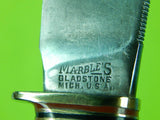 Vintage US Marbles Gladstone Woodcraft Pat. 1916 Hunting Fighting Knife
