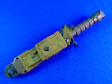 US Phrobis III Bayonet Fighting Knife w/ Scabbard