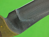 Vintage US RIGID Limited SHAW LEIBOWITZ Engraved Hunting Fighting Knife