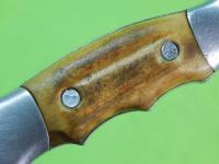 VERY RARE Vintage US Custom Hand Made RUANA Skinning Little Knife
