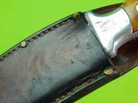 VERY RARE Vintage US Custom Hand Made RUANA Skinning Little Knife
