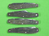 US SCHRADE Limited Edition Thirteen Colony Series Set of 14 Folding Pocket Knife