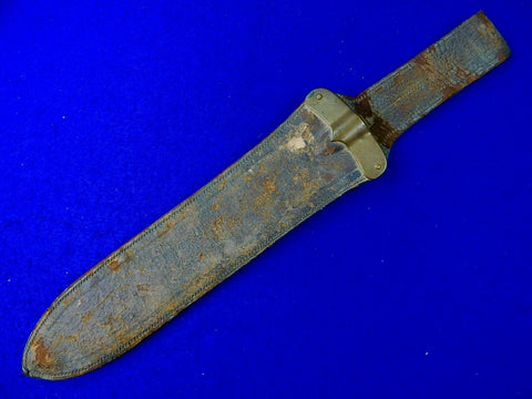 US Spanish-American War Antique Hospital Corps Bolo Knife Scabbard Sheath