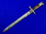 US Spanish-American War Krag Rifle Bayonet Fighting Knife
