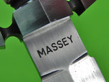 US Custom Hand Made by ROGER D. MASSEY Stiletto Fighting Knife Dagger