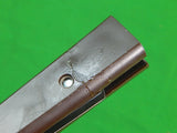 US Toledo 1967 Hollow Ground Double Blade Fish Fillet Knife w/ Rack Box