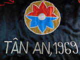 US Vietnam Era Vintage Airborne Ranger 75 INF Silk Flag Banner