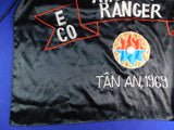 US Vietnam Era Vintage Airborne Ranger 75 INF Silk Flag Banner
