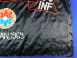 US Vietnam Era Vintage Airborne Ranger 75 INF Silk Flag Banner