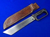 US Vietnam Era Vintage Barteaux & Sons Machete Knife w/ Scabbard