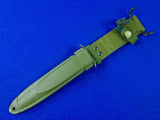 Vintage US Vietnam Era Bayonet Knife Scabbard Sheath Case 