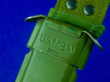 Vintage US Vietnam Era Bayonet Knife Scabbard Sheath Case