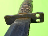 US Vietnam Era Camillus Jet Pilot Survival Commando Fighting Knife w/ Sheath