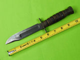 US Vietnam Era Camillus Jet Pilot Survival Commando Fighting Knife w/ Sheath