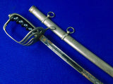 Vintage US Vietnam Era Model 1902 Engraved Officer's Sword w/ Scabbard 