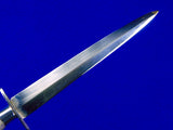 US Vietnam Era Japan Sword Made Presentation Stiletto Fighting Knife w/ Sheath