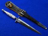 US Vietnam MARINE RAIDER Presentation Japan Sword Stiletto Fighting Knife Sheath 
