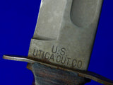 US Vietnam Era Utica MK2 Fighting Knife with Sheath