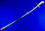 Vintage US Vietnam Era German Made Carl Eickhorn USMC Marine Officer's Engraved Sword Swords w/ Scabbard