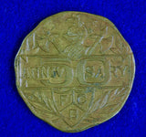 US Vintage Fraternal Masonic Golden Jubilee Anniversary Token Coin Medal Badge