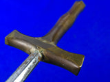US Antique WW1 WW2 Custom Made Trench Art Fighting Knife Stiletto Dagger