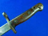 Antique US WW1 1917 Remington Bayonet Fighting Knife w/ Scabbard