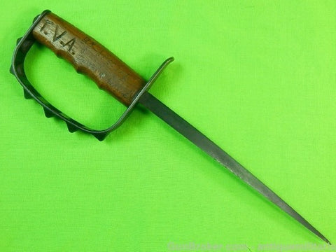 US WW1 1917 Trench Knuckle Fighting Knife ()