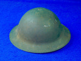 Antique Old US WW1 Military Army Helmet Hat w/ Liner Chin Strap