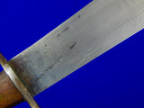 Antique US WW1 Model 1909 Bolo Machete Knife w/ Scabbard